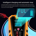 Miniatyrbillede 8 af 10: Bilbatterioplader Batteriopladningsenheder GUL EU EU yellow EU-EU