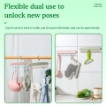 Miniatyrbillede 5 af 10: Multi Hanging Storage Hanger Garderobe Opbevaringsorganizer BLÅ blue