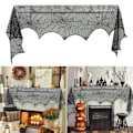 Miniatyrbild 3 av 10: Cobweb Duk Bat Table Runner STYLE 2 STYLE 2 Style 2