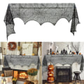 Miniatyrbillede 3 af 10: Spindelvævsdug Bat Table Runner STYLE 2 STYLE 2 Style 2