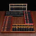 Pikkukuva 4 / 10: Puinen Abacus-laskentahelmi 7 7 7