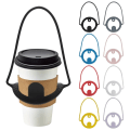 Miniatyrbilde 7 av 10: 3 stk Kaffekopp Bærestropper Drikkeflaskeholder HVIT white