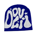 Miniatyrbillede 8 af 10: Strikkehue Hue Beanie Bonnet SORT&HVID black&white