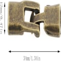 Miniatyrbilde 3 av 5: Flat spenne lås armbånd flat spenne spenne lås ledning