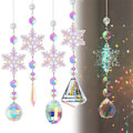 Pikkukuva 8 / 10: Crystal Wind Chimes Sun Catcher CIRCULAAR PYÖREÄ Circular