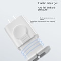 Miniatyrbilde 6 av 10: 2 Pack Lader Protector Cord Wraper Silikon Power Case Gray Pink 2 Pack-2 Pack