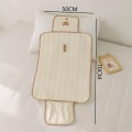 Miniatyrbilde 2 av 10: Babybleie stellematte for spedbarn 1 1 1