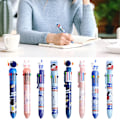 Miniatyrbillede 3 af 10: 2 STK Kuglepen Neutral Pen 04-8FARVER 04-8FARVER 04-8Colors