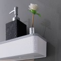 Miniatyrbillede 3 af 8: Væghængende skab Toiletstativ Hylde Organizer SORT black