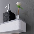 Pikkukuva 3 / 8: Seinäkaappi WC- organizer MUSTA black