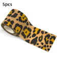 Miniatyrbillede 1 af 10: 5 stk Elastisk Bandage Pet Tape LEOPARD LEOPARD Leopard
