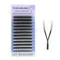 Miniatyrbillede 1 af 10: YY Shape Triple Split Tips MIX 8-14MMCURL C CURL C Mix 8-14mmCurl C