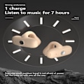 Miniatyrbillede 10 af 10: L33 Bluetooth Headset Tws øretelefon SORT ENKELT ØRE ENKELT ØRE black single ear-single ear