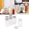 Miniatyrbillede 5 af 10: 12/24 stk Krydderiglas i glas Lufttæt saltbeholder 24 stk 24 stk 24PCS