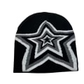 Miniatyrbillede 9 af 10: Strikkehue Hat Beanie Bonnet LILLA purple