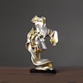 Miniatyrbilde 1 av 10: Lovers Statue Kyssing Posture GRADIENT GRADIENT Gradient
