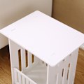 Miniatyrbillede 5 af 7: Sengebord Skabsbord white