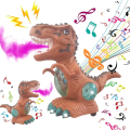 Miniatyrbillede 4 af 10: Dinosaur Legetøj Elektrisk Spray Dinosaur Legetøj RØD Red