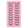 Pikkukuva 1 / 10: 10 paria tekoripsiä Manga ripset HH20-B-3 HH20-B-3 HH20-B-3