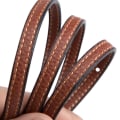 Miniatyrbilde 10 av 10: Håndveskebelter i ekte skinn. BRUN SPENNE BRUN SPENNE brown buckle