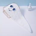 Miniatyrbillede 1 af 10: Håndklæde Badehætte Hårtørrende Håndklæde HVID White