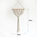 Miniatyrbild 2 av 10: Macrame Växthängare Hängväxthållare SVART LÅNG LÅNG Black Long-Long