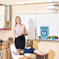 Miniatyrbillede 6 af 9: Whiteboard Magnetisk bogreol Bogdisplaystativ TRANSPARANT Transparent