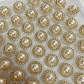 Miniatyrbild 10 av 10: 20st Metal Pearl Buttons Skjorta Buttons GULD 18MM20ST 20ST gold 18MM20pcs-20pcs