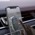 Pikkukuva 9 / 10: Magneettinen Auton Puhelinteline Autoteline HOPEA silver