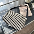 Miniatyrbillede 8 af 10: Vævet taske Crossbody taske SORT black