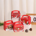 Miniatyrbilde 5 av 8: 8stk Godteripose julepapirboks 8STK-C 8STK-C 8pcs-C
