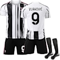Miniatyrbilde 1 av 3: 2025-2026 Juventus FC Hjemmedrakt fotballdress Nr. 9 Vlahović XXL