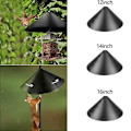 Pikkukuva 6 / 10: Squirrel Baffle Bird Feeder tanko 16INCHNO HOOK NO HOOK 16inchno hook
