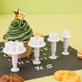 Miniatyrbilde 10 av 10: 4 stk Fondantform Cookieform Stempelform