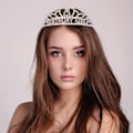 Miniatyrbillede 8 af 9: Fødselsdagskrone Tiara Krystal Rhinestone Krone MULTICOLOR Multicolor