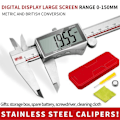 Miniatyrbild 1 av 10: Digital Metal Bromsok Vernier Bromsok 150MM 150mm