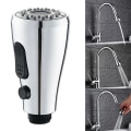 Miniatyrbillede 9 af 10: Træk ud Vandhane Spray Dyse Adapter SORT SORT black