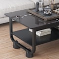 Miniatyrbilde 6 av 10: Sengemøbler Risers Anti Vibration Pads SORT BREDDE 1-50MM Black Width 1-50mm-Width 1-50mm