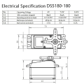Miniatyrbillede 3 af 10: Digital Servo Servo Motor DS5180-180 DS5180-180 DS5180-180