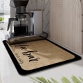 Miniatyrbillede 1 af 10: 1 stk Kaffemåtte Kaffebar tilbehør 15.75INX19.69IN 15.75inx19.69in