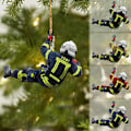 Miniatyrbilde 3 av 9: 2 stk Firefighter Pendant Bilanheng nøkkelring C C C