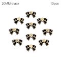 Pikkukuva 1 / 10: Vaatenapit Rusettinapit MUSTA 20MM10KPL 10KPL black 20MM10pcs-10pcs