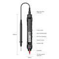 Miniatyrbillede 2 af 10: Smart Digital Multimeter Spændingsdetektor Voltmeter Tester Black