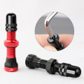Miniatyrbilde 10 av 10: 1/2 stk Schrader A/V ventiler Amerikansk ventil SVART 40MM2STK 2STK Black 40mm2pcs-2pcs