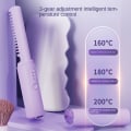 Pikkukuva 9 / 10: Suoristava Curling Harja Hiukset Hot Comb PURPLE purple