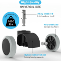 Miniatyrbild 4 av 6: Castor Caster Wheels Byte av kontorsstol Säte Reserv