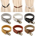 Miniatyrbillede 10 af 10: Gardinholder Rope Læder Tiebacks SORT black