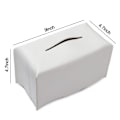 Miniatyrbillede 2 af 10: 2 Stk Læder Kleenex Covers SORT black