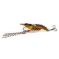 Miniatyrbillede 1 af 10: 2 Stk Rejelokker Minnow Fiskelokke GULD 11G gold 11g