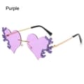 Flame Heart aurinkolasit Aurinkolasit PURPLE Purple